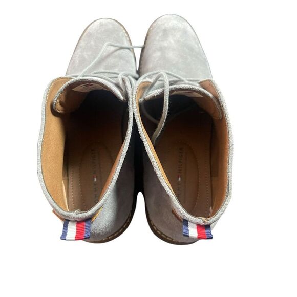 Tommy Hilfiger Mens Gray Suede Leather Lace Up Gervis Chukka Boot Size 11 - Picture 7 of 10